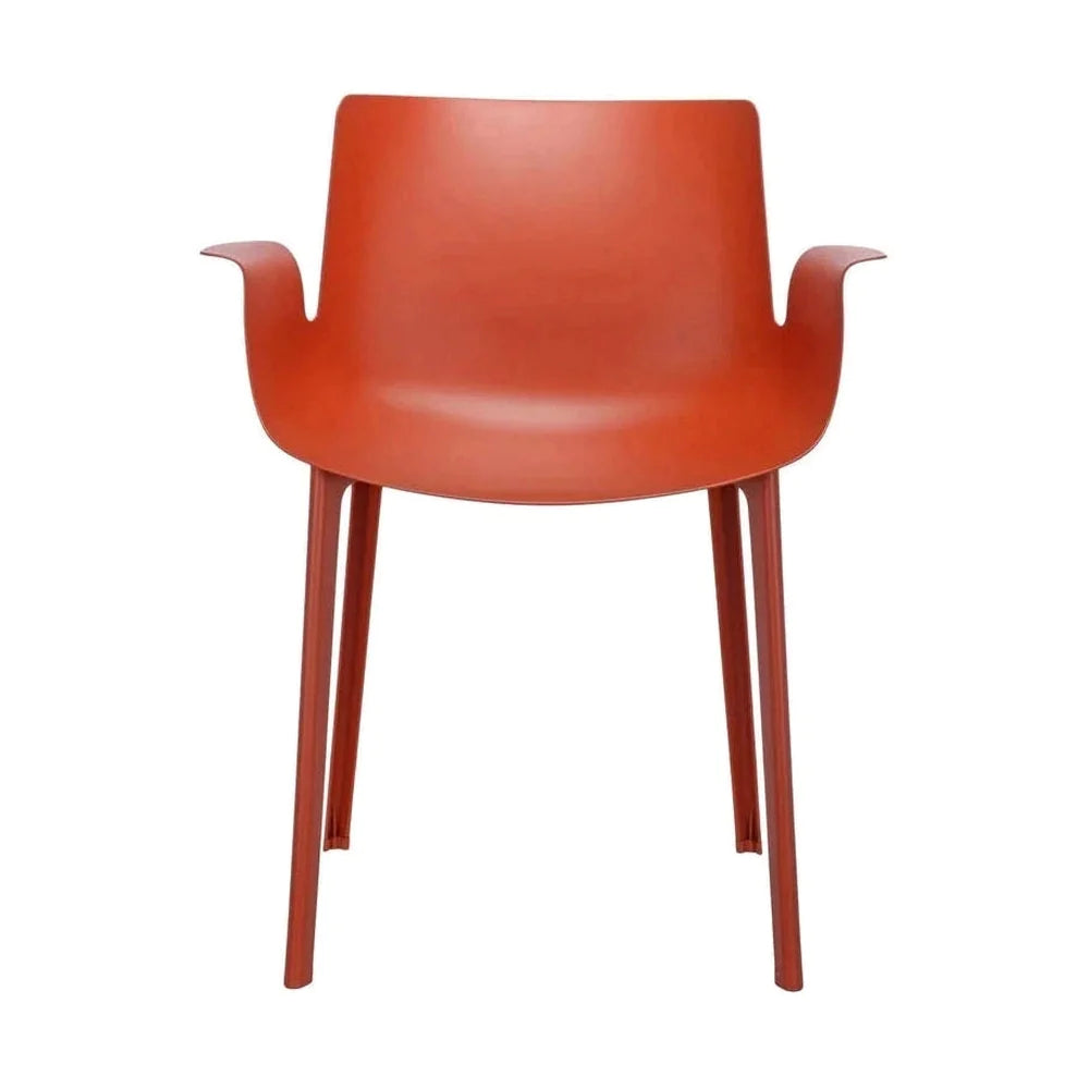 Kartell Piuma Armchair, Rust