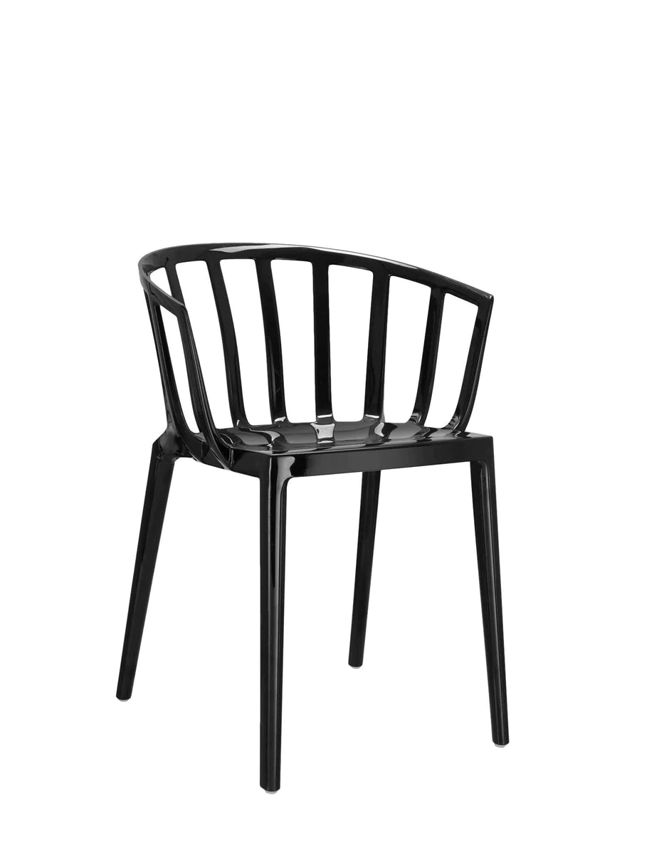 Kartell Venedig Stuhl, schwarz