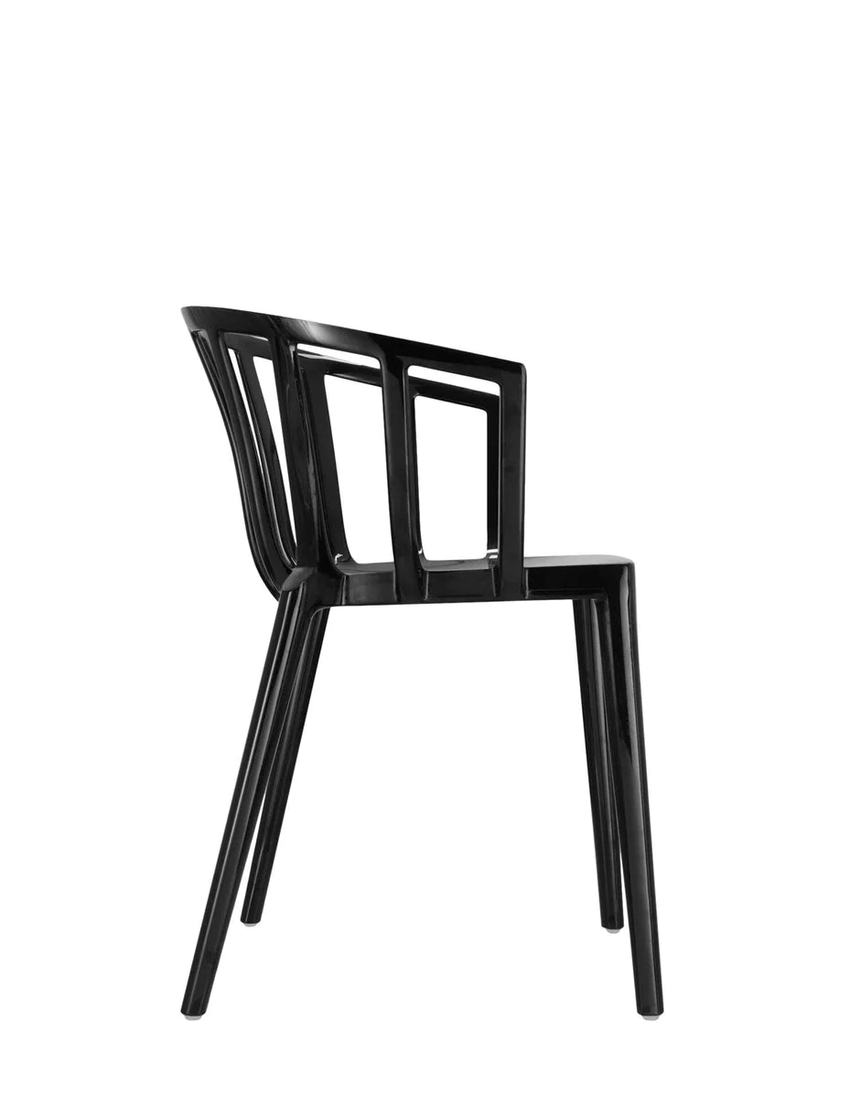 Kartell Venedig Stuhl, schwarz