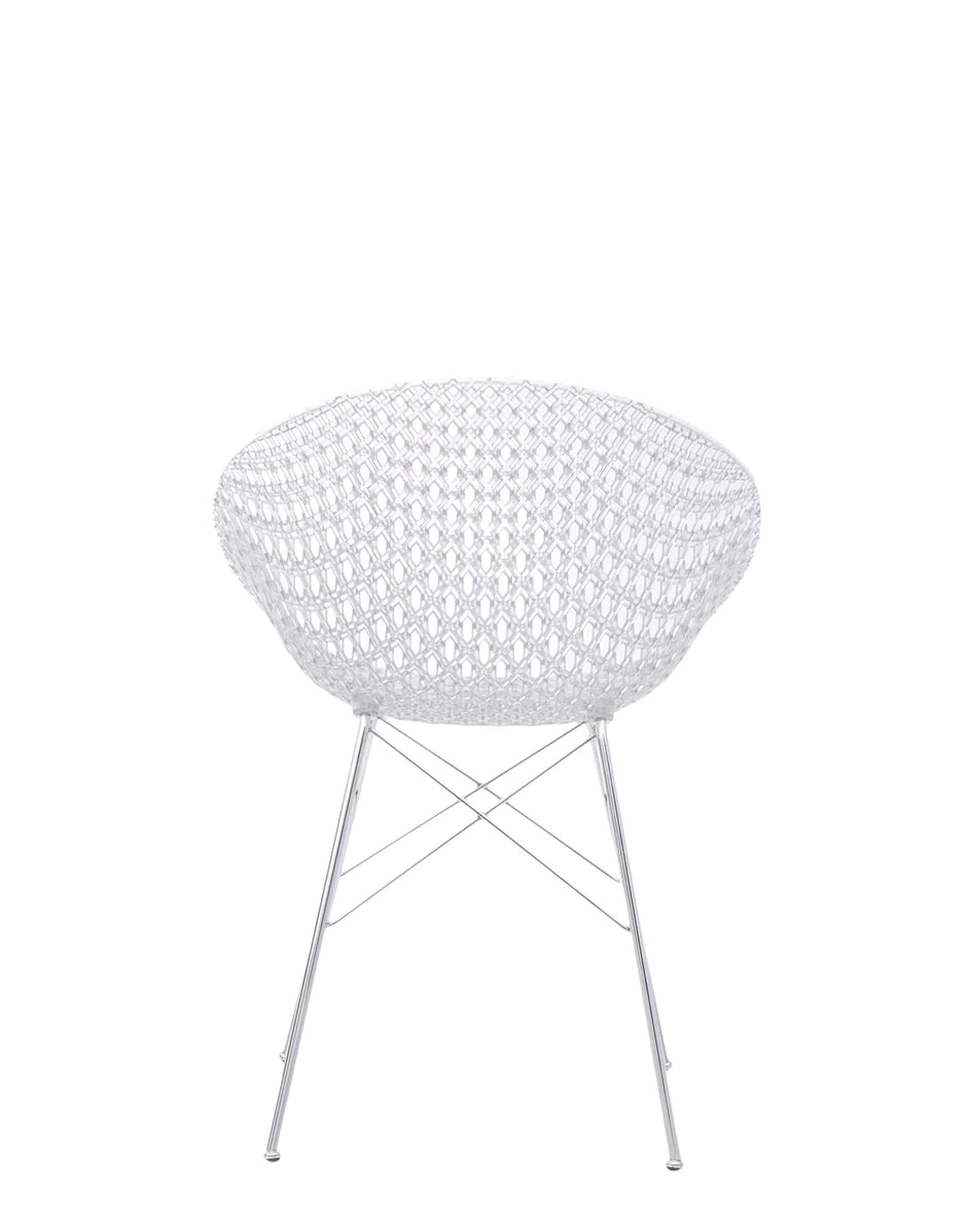 Kartell Smatrik Chair, Transparent/Chrome