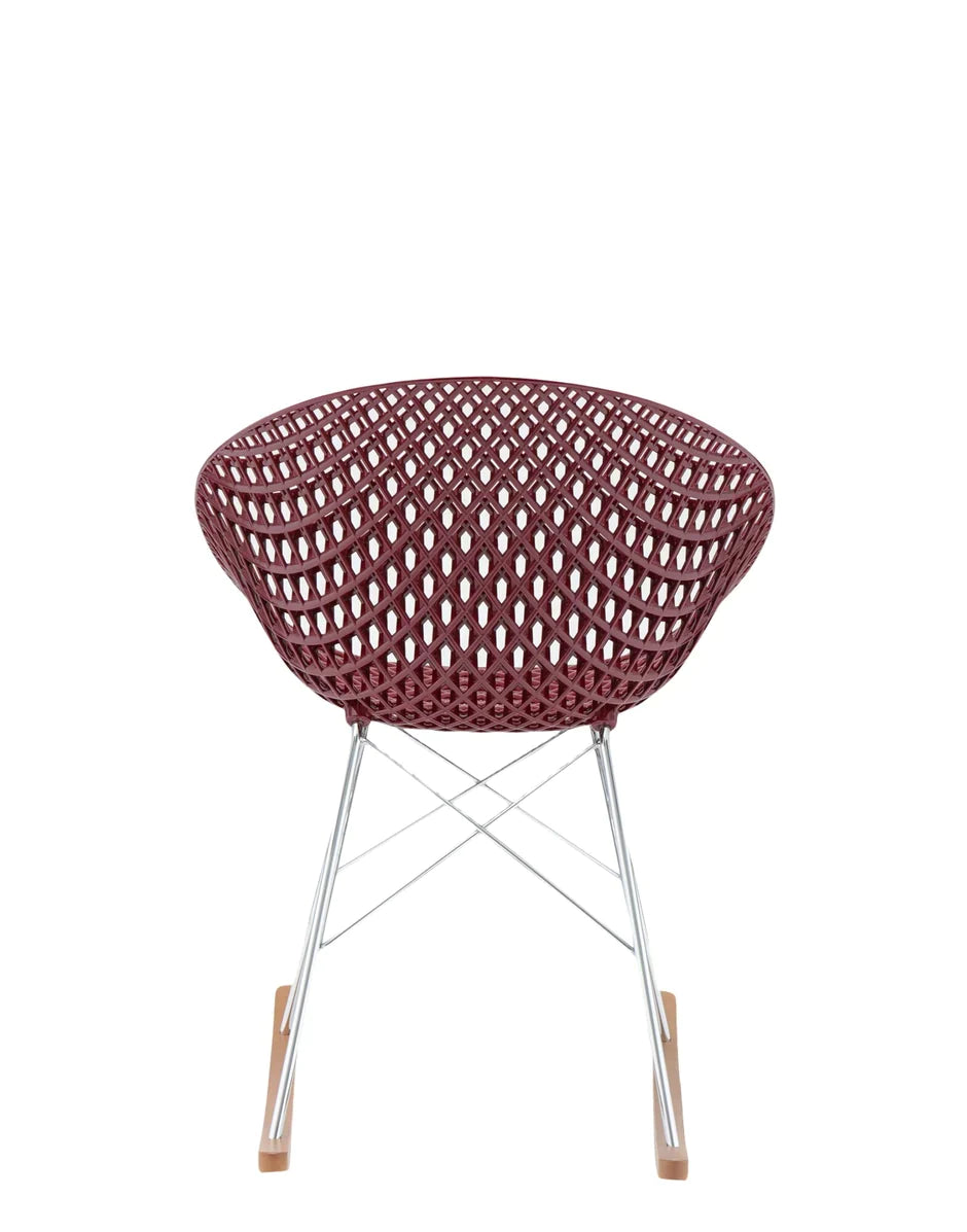 Kartell Smatrik Rocking Stol, Plum/Chrome