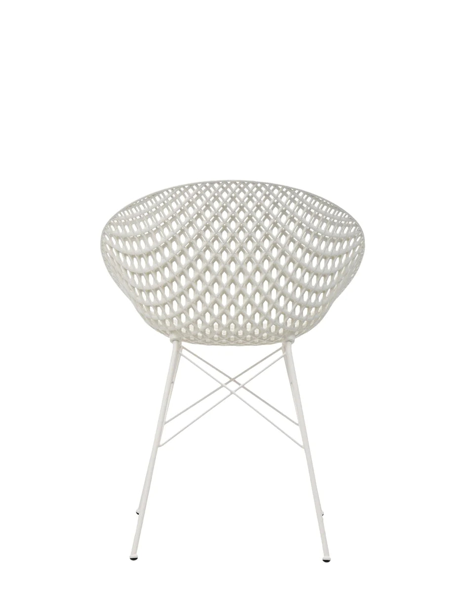 Kartell Smatrik Silla al aire libre, blanco