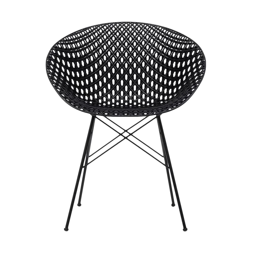 Kartell Smatrik Outdoor Chair, Black