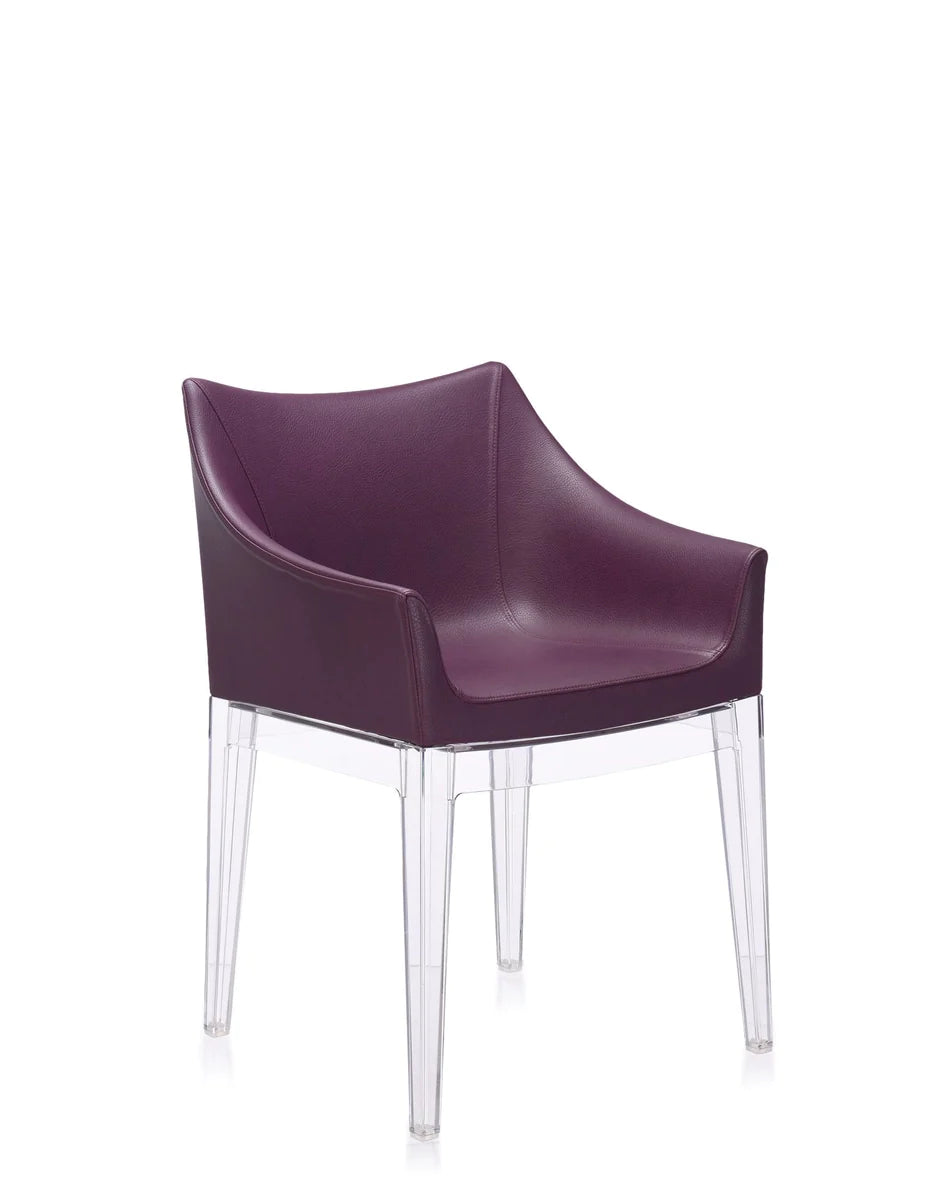 Kartell Madame Ecopelle Sillón, Crystal/Burdeos