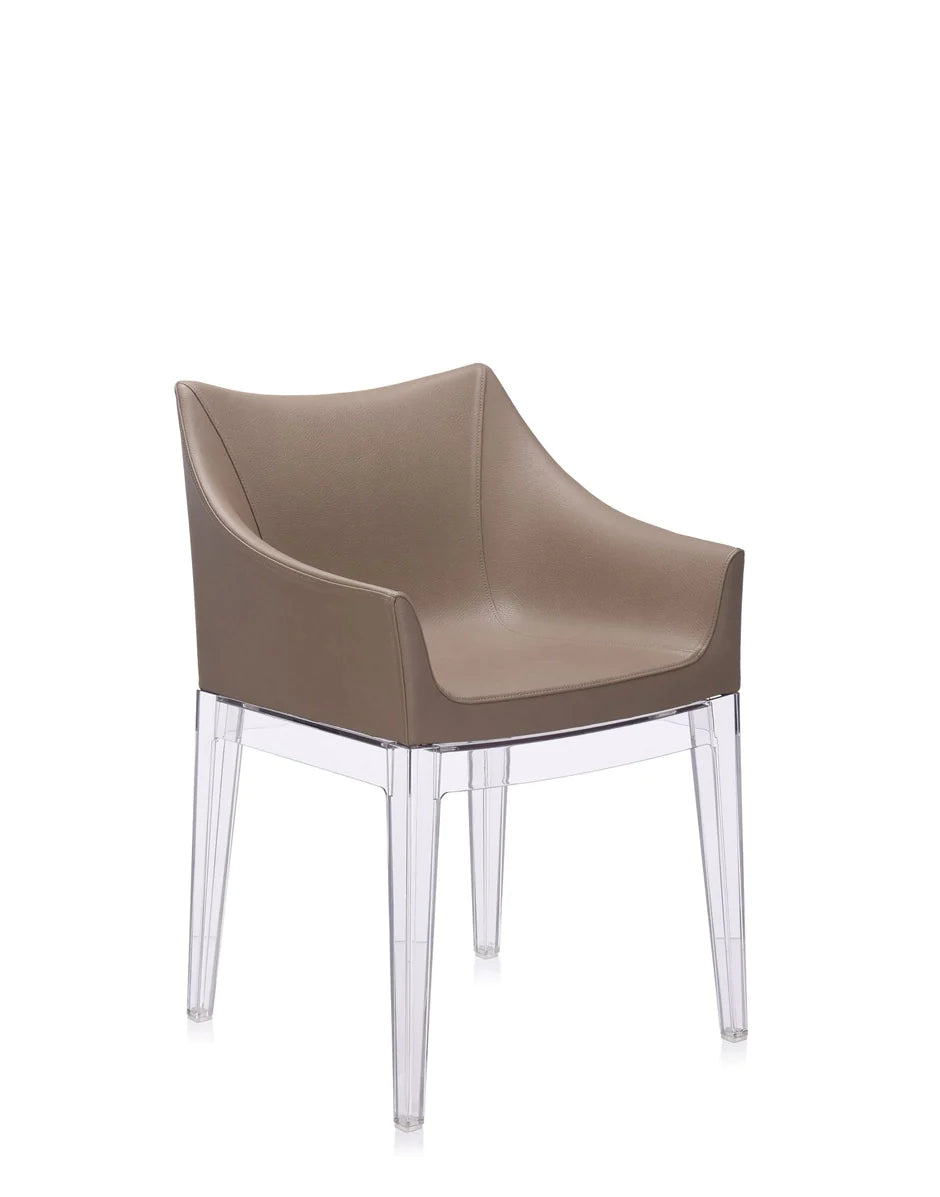 Kartell Madame Ecopelle Sillón, Cristal/Taupe