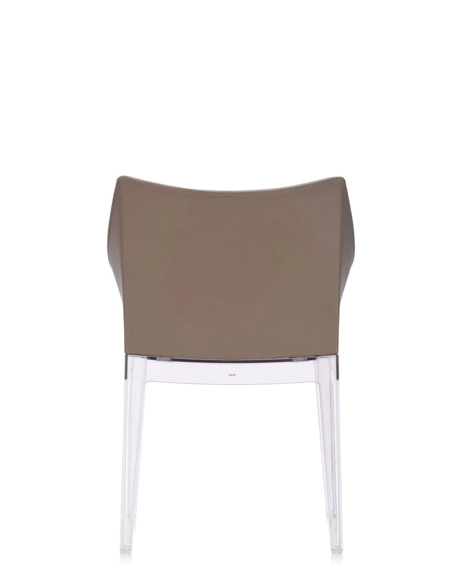 Kartell Madame Ecopelle fåtölj, Crystal/Taupe