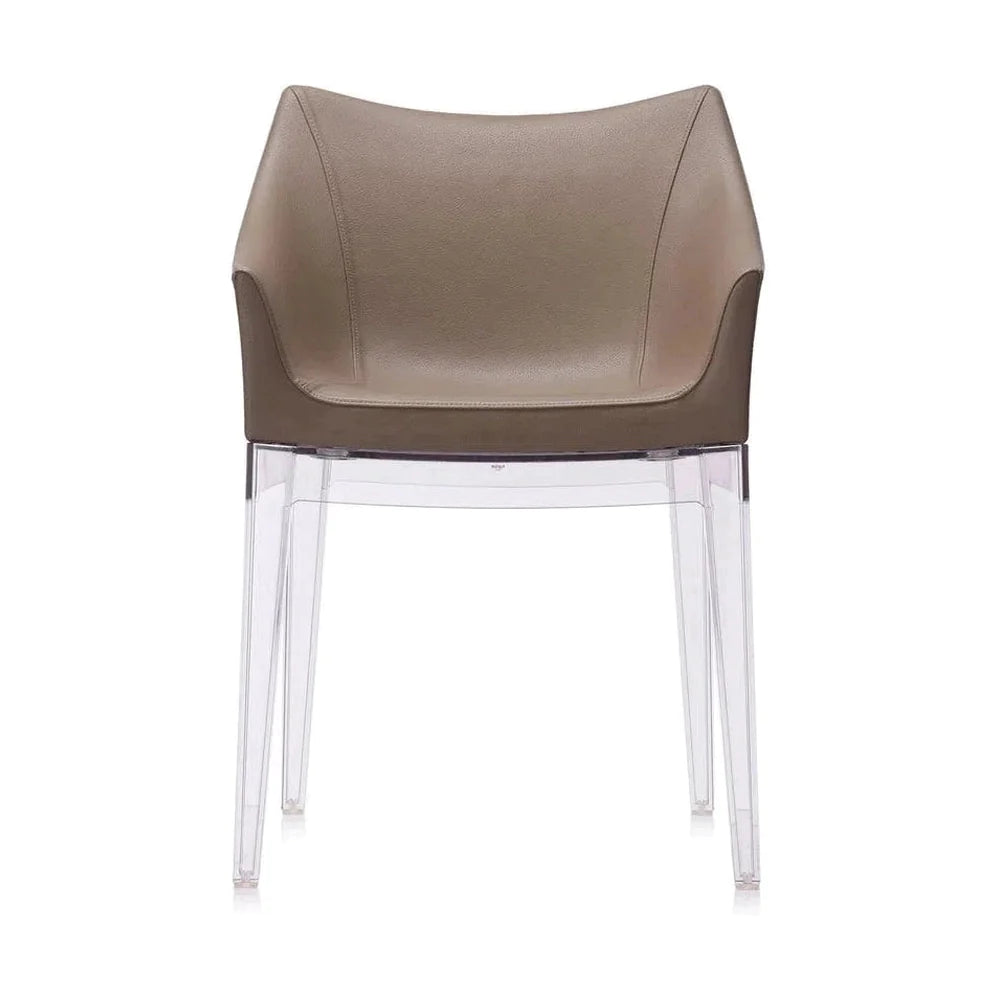 Fauteuil Kartell Madame Ecopelle, Crystal / Taupe