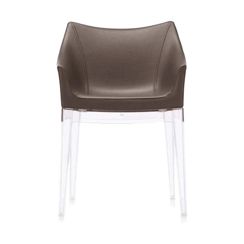 Fauteuil Kartell Madame Ecopelle, Crystal / Brick Red