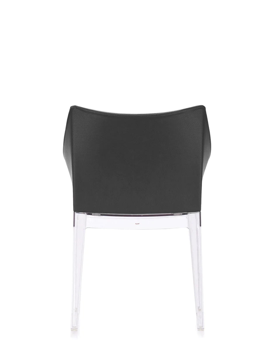 Kartell Madame Ecopelle Sillón, Cristal/Negro