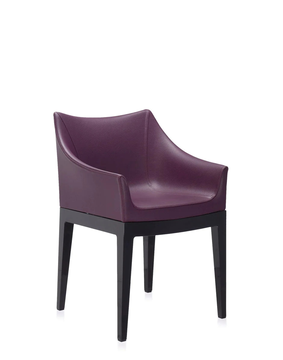 Kartell Madame Ecopelle Armchair, Black/Bordeaux