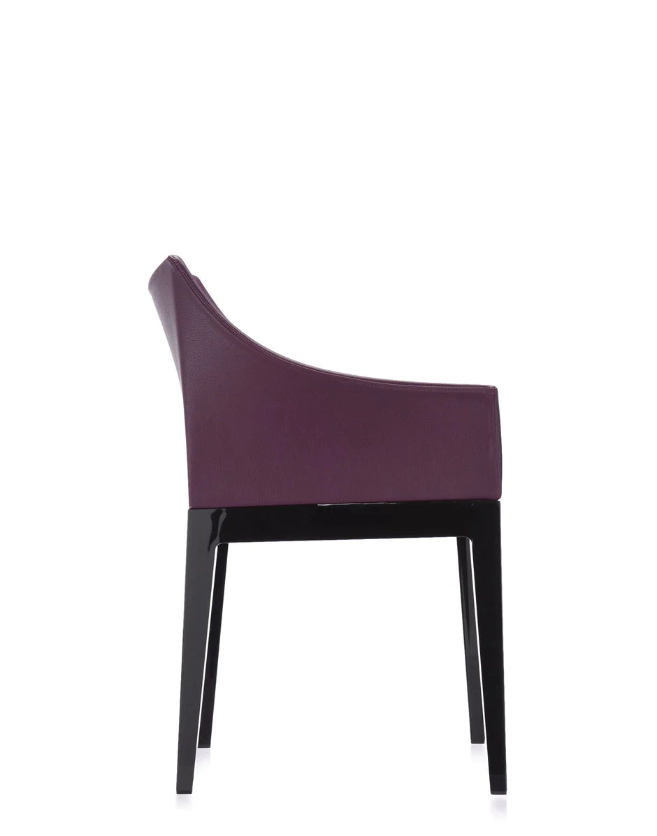 Kartell Madame Ecopelle Armchair, Black/Bordeaux