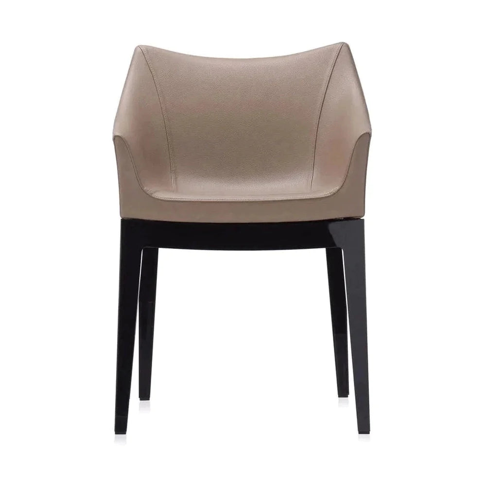Fauteuil Kartell Madame Ecopelle, noir / taupe