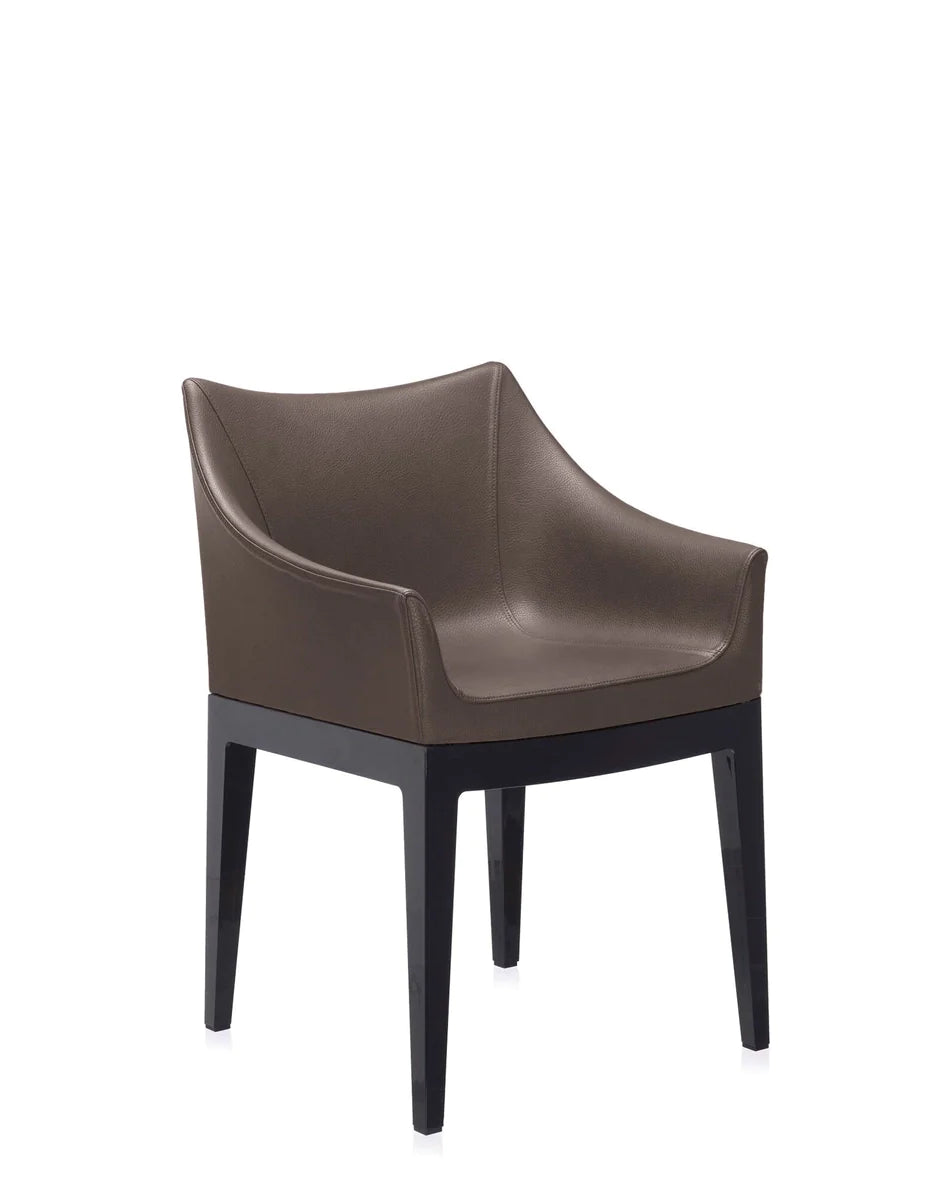 Kartell Madame Ecopelle Armchair, Black/Brick Red