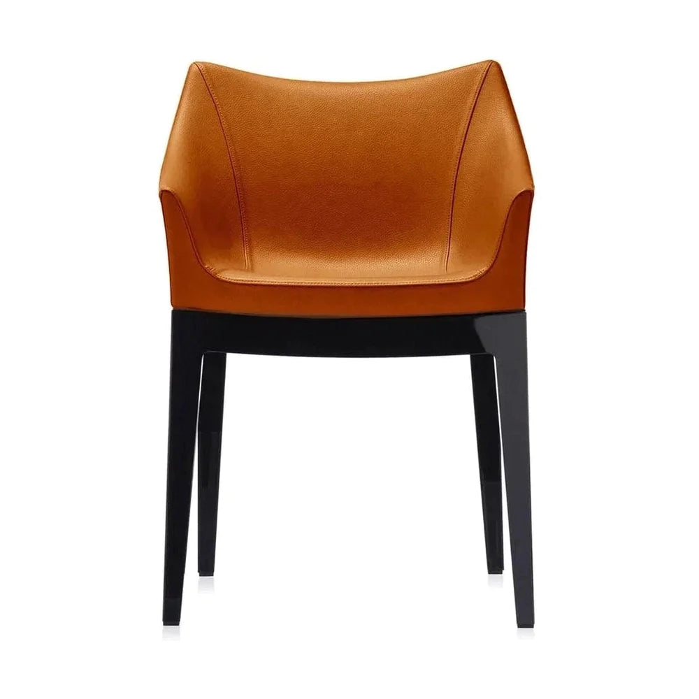 Fauteuil Kartell Madame Ecopelle, noir / tabac
