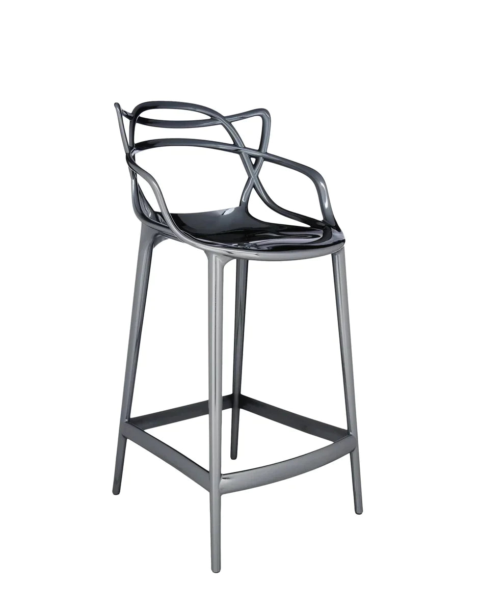 Tabouret Kartell Masters 65 cm, titane