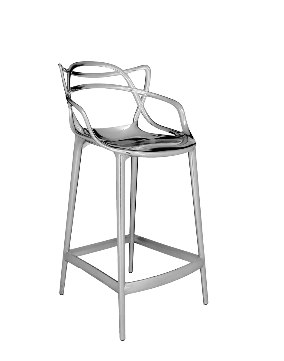 Kartell Masters Stool 65 Cm, Chrome