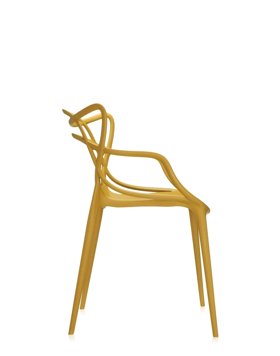 Silla de Masters de Kartell, mostaza