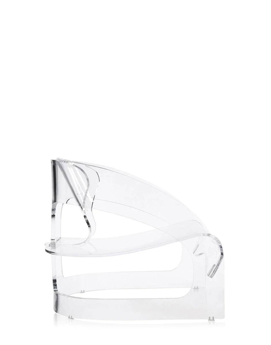 Fauteuil Kartell Joe Colombo, cristal