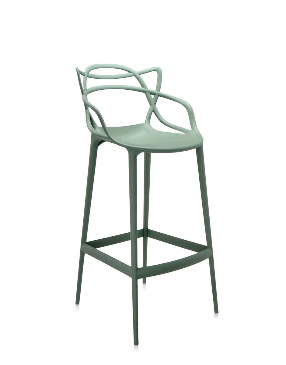 Kartell Masters Stool 75 cm, Sage Green