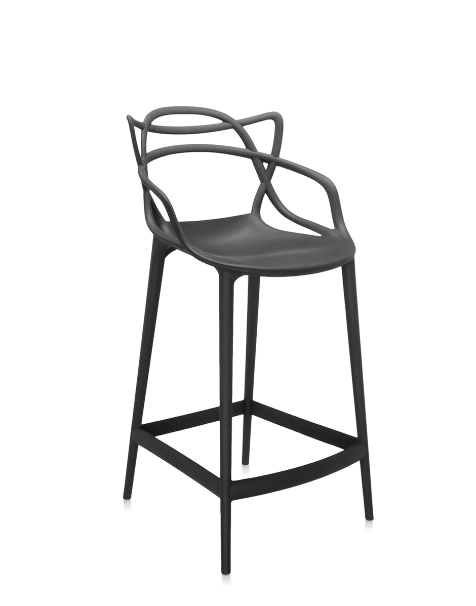 Kartell Masters Stool 65 cm, negro