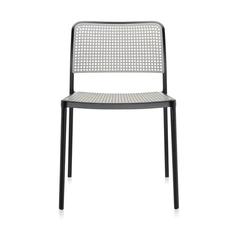 Silla Kartell Audrey, negro/gris claro