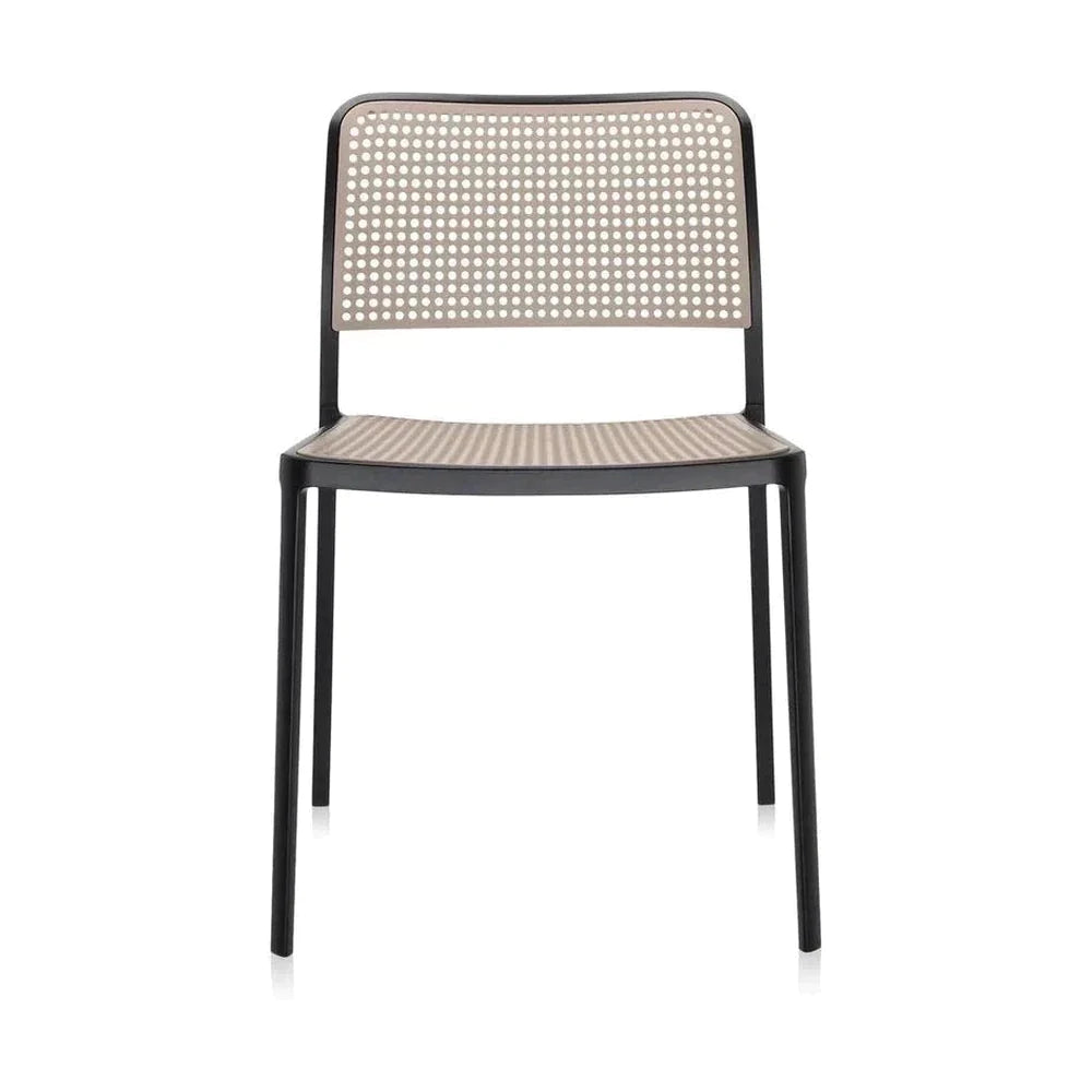 Kartell Audrey Stuhl, Schwarz/Sand