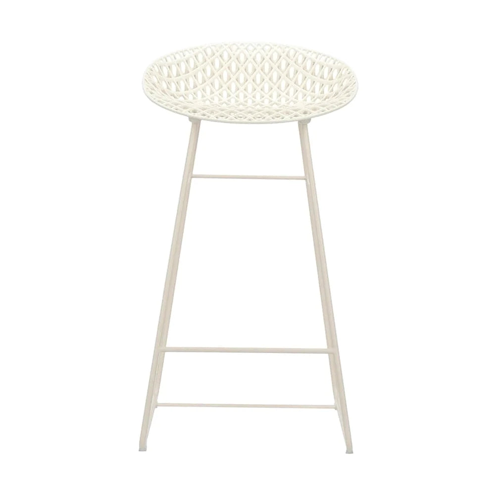 Taburete de kartell smatrik, blanco/blanco