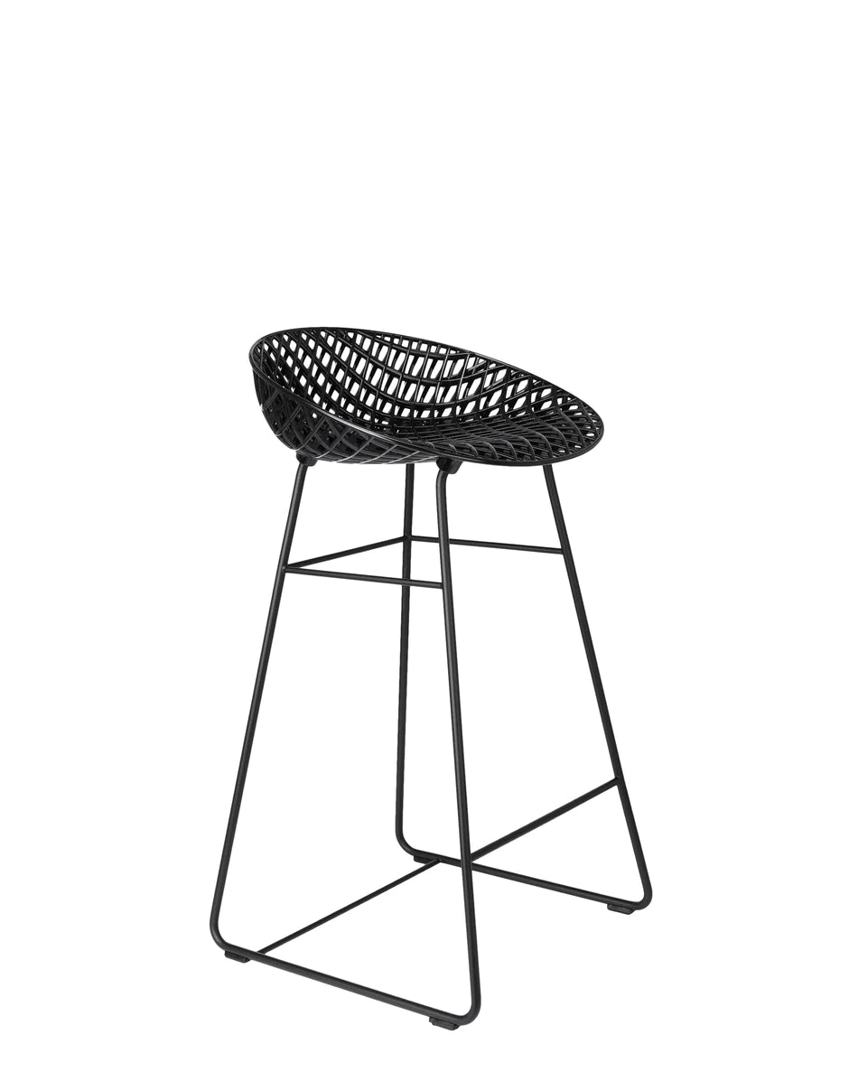 Taburete de kartell smatrik, negro/negro