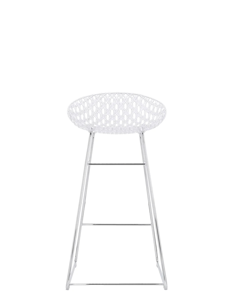 Taburete de kartell smatrik, cristal/cromo