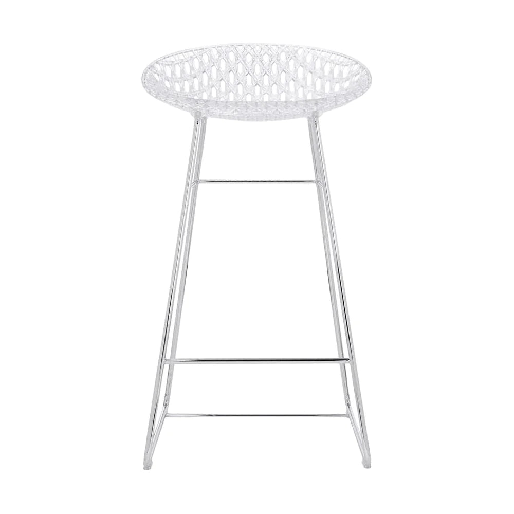 Tabouret Kartell Smatrik, cristal / chrome