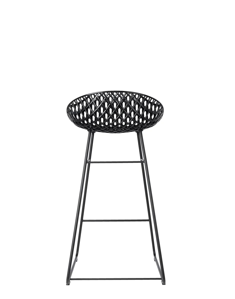 Taburete al aire libre Kartell Smatrik, negro/negro