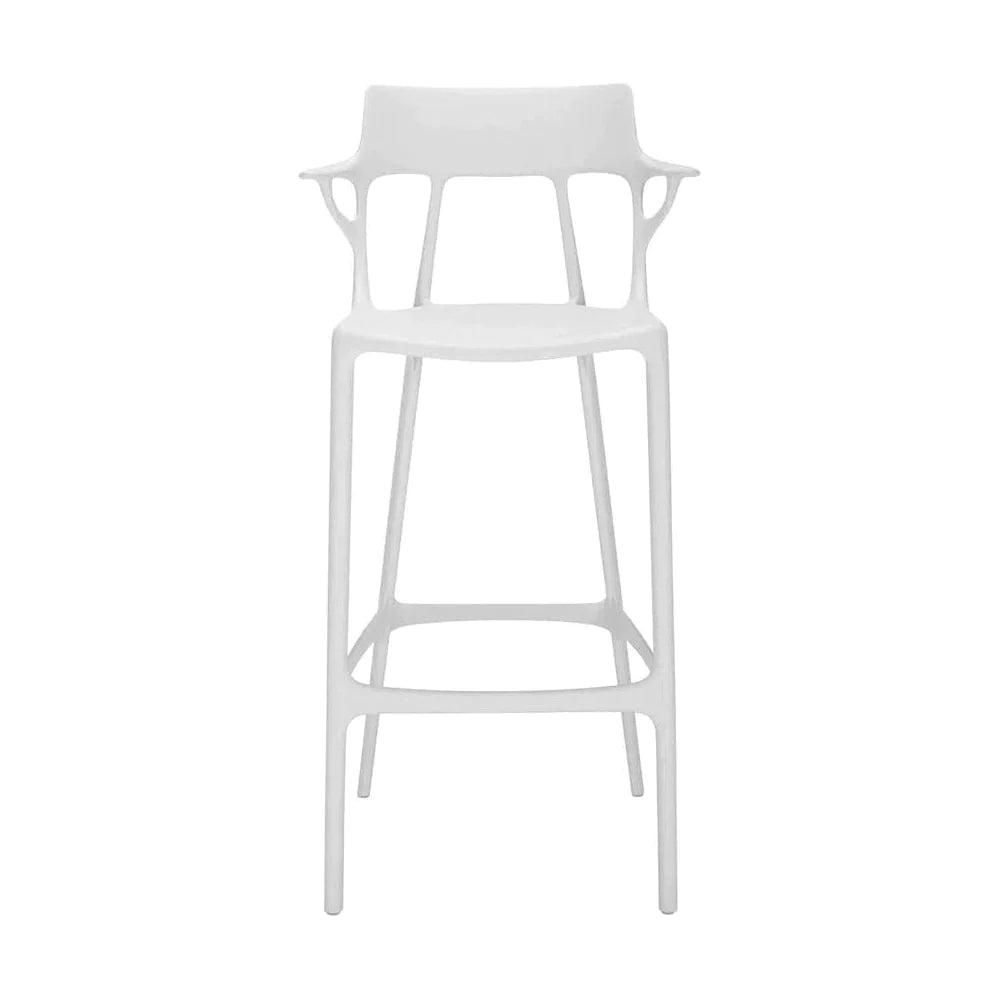 Kartell A.I. Stool 75 Cm, White