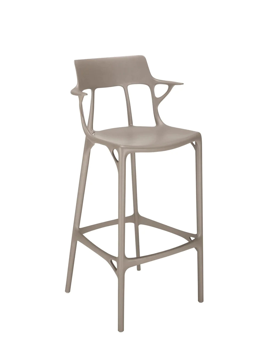 Kartell A.I. Stuhl 75 cm, grau