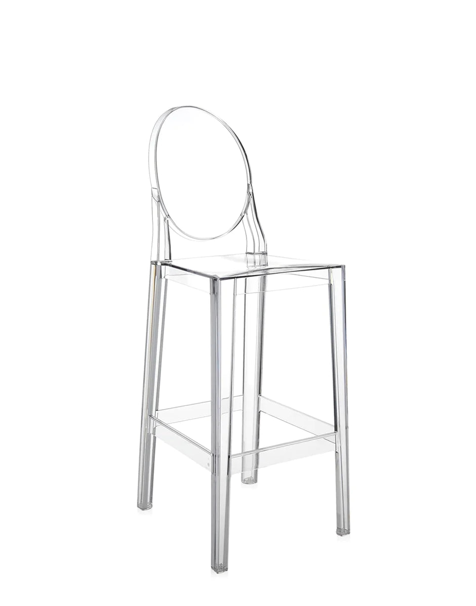 Kartell One More Stool 75 Cm, Crystal