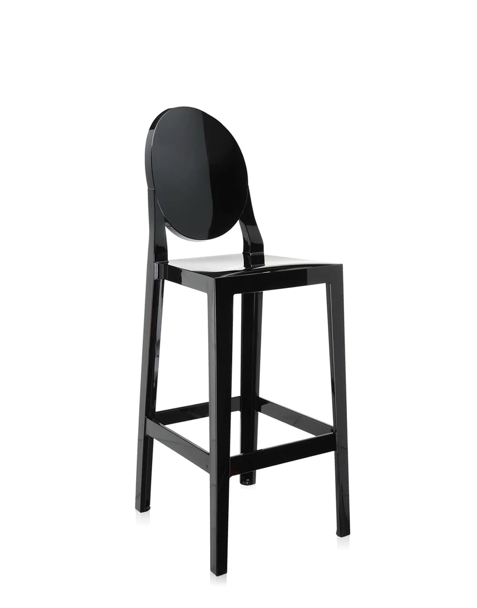 Kartell One More Stool 75 cm, negro