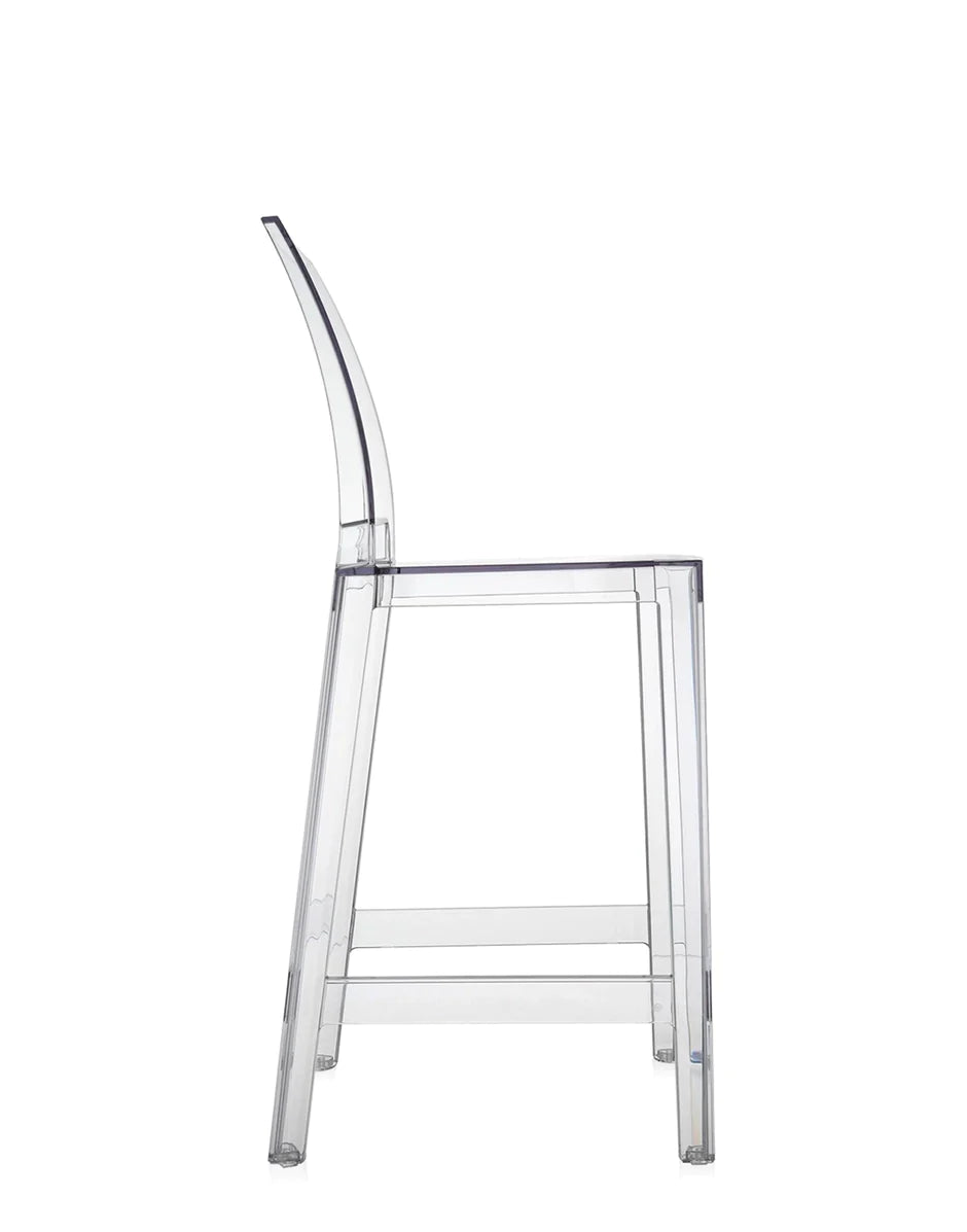 Kartell One More Please Stool 65 Cm, Crystal