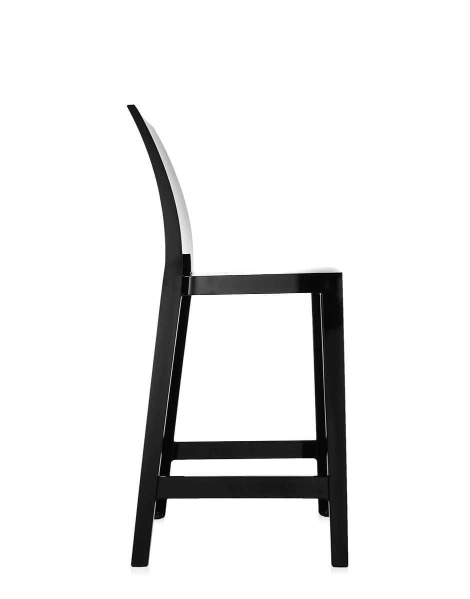 Kartell un de plus s'il vous plaît tabouret 65 cm, noir