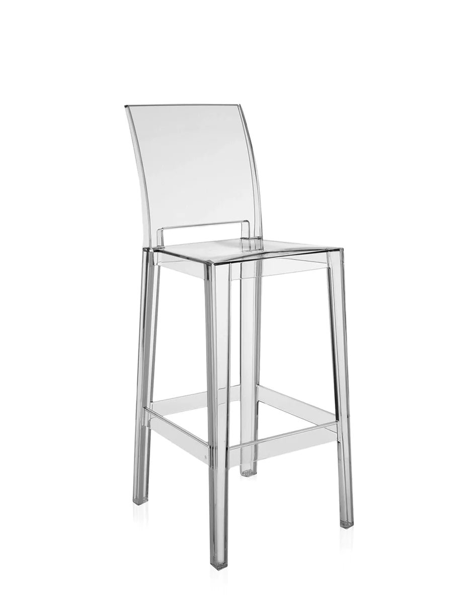 Kartell One More Por favor taburete 75 cm, Crystal