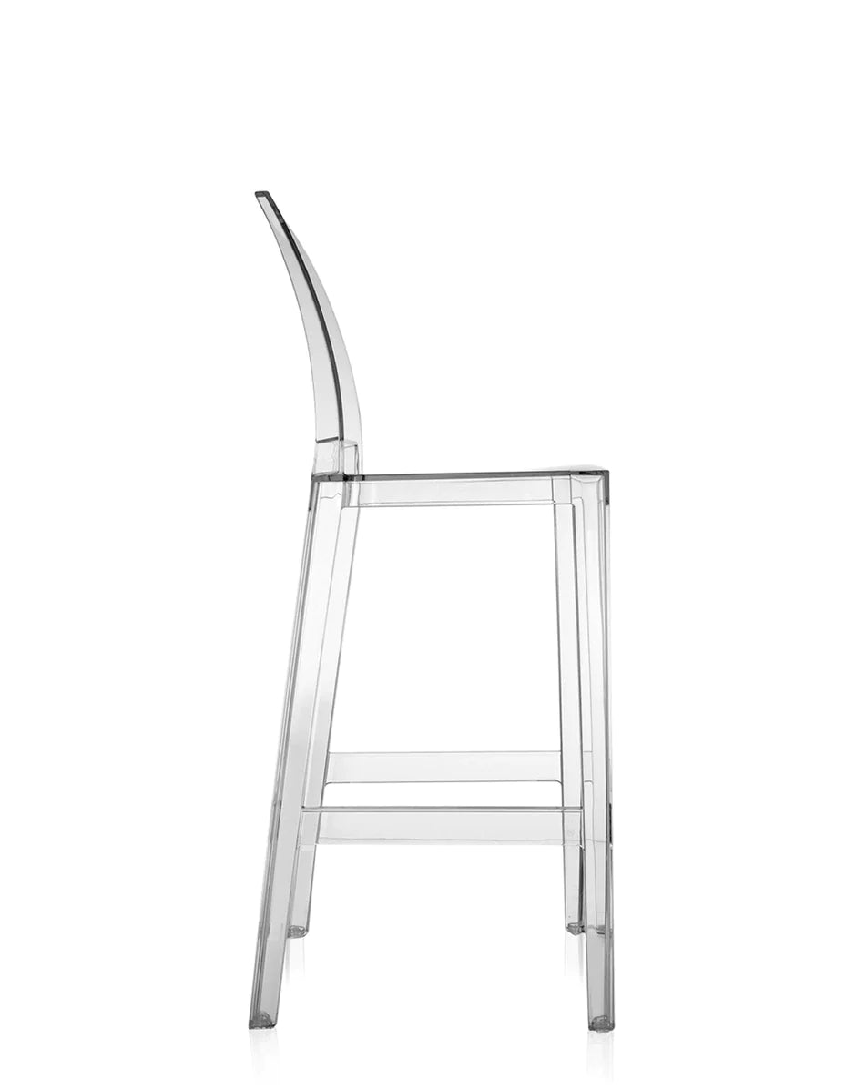 Kartell One More Por favor taburete 75 cm, Crystal