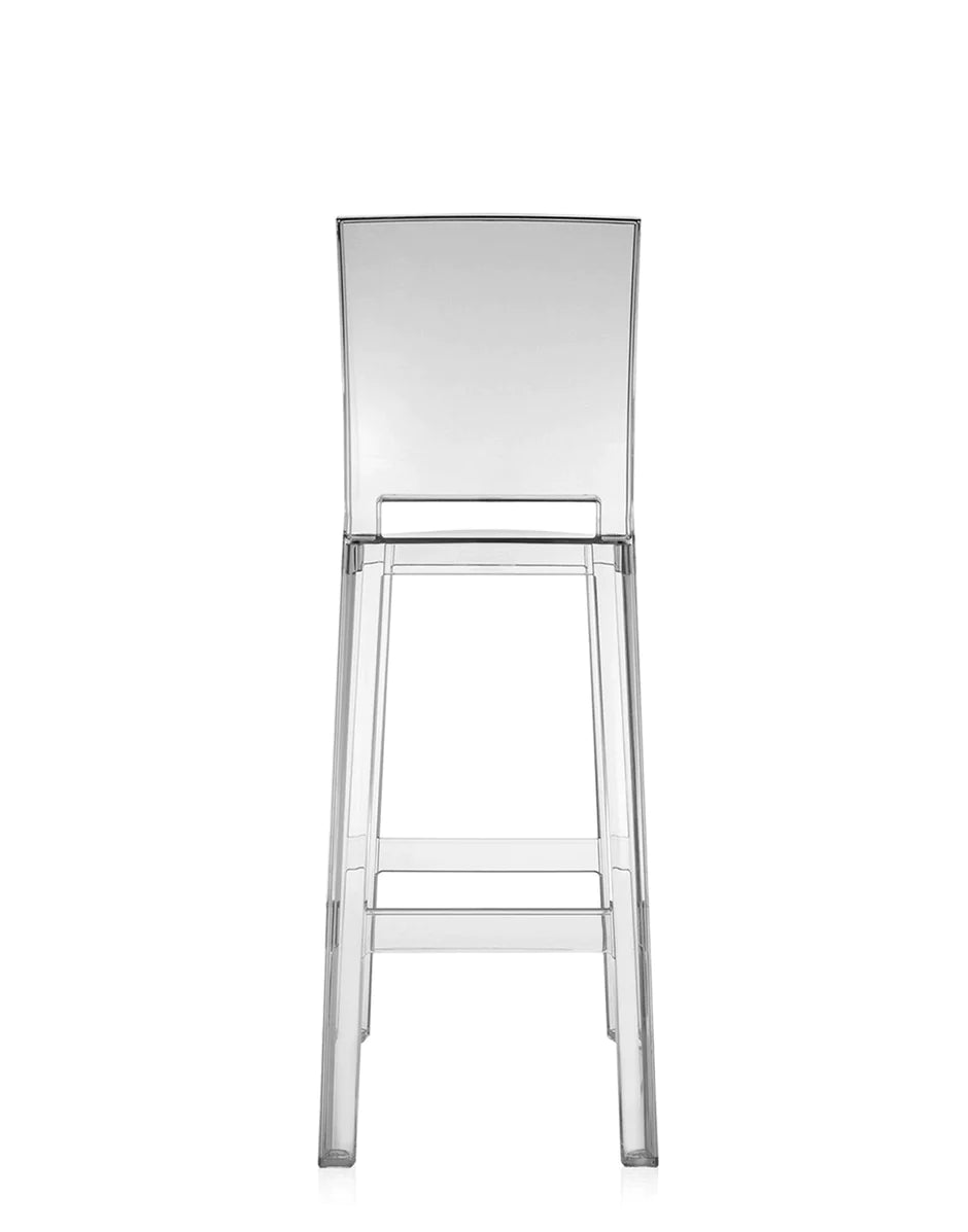 Kartell un de plus s'il vous plaît tabouret 75 cm, cristal