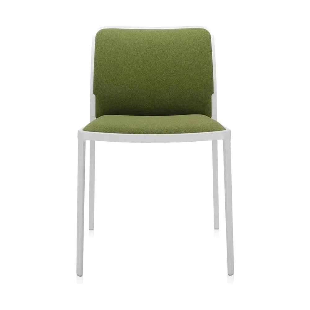 Silla suave de Kartell Audrey, blanco/verde