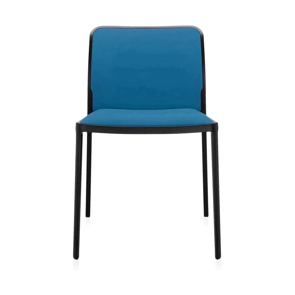 Silla suave de Kartell Audrey, Black/Teal Blue