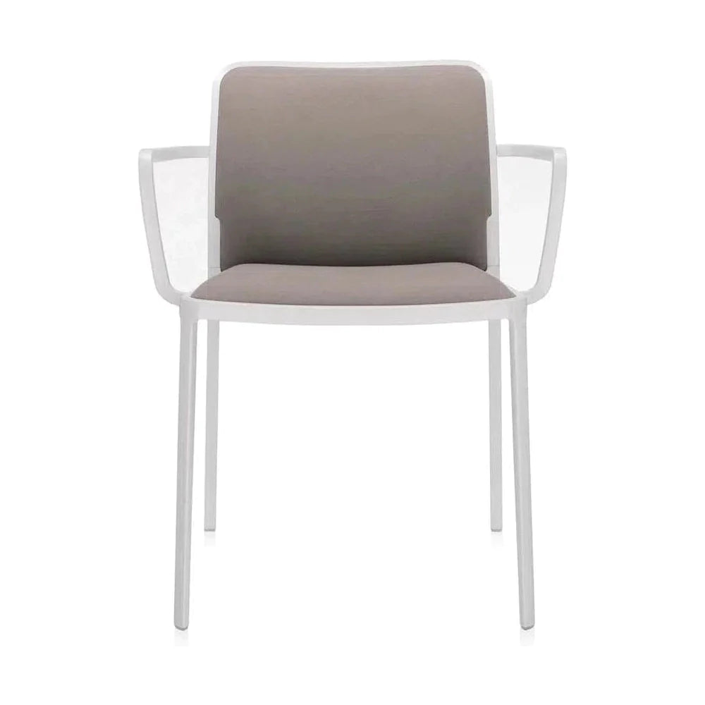 Kartell Audrey blød lænestol, hvid/beige