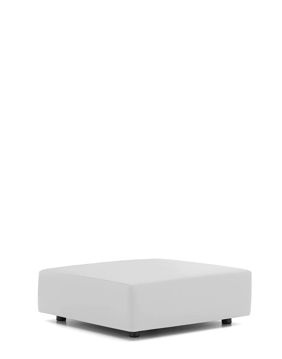 Kartell Plastics Pouf Tech, blanc