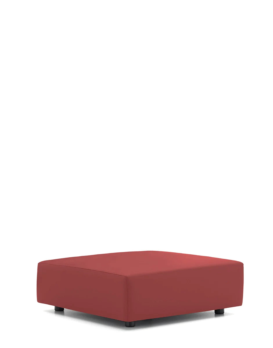 Kartell Plastics Pouf Tech, Brick Red