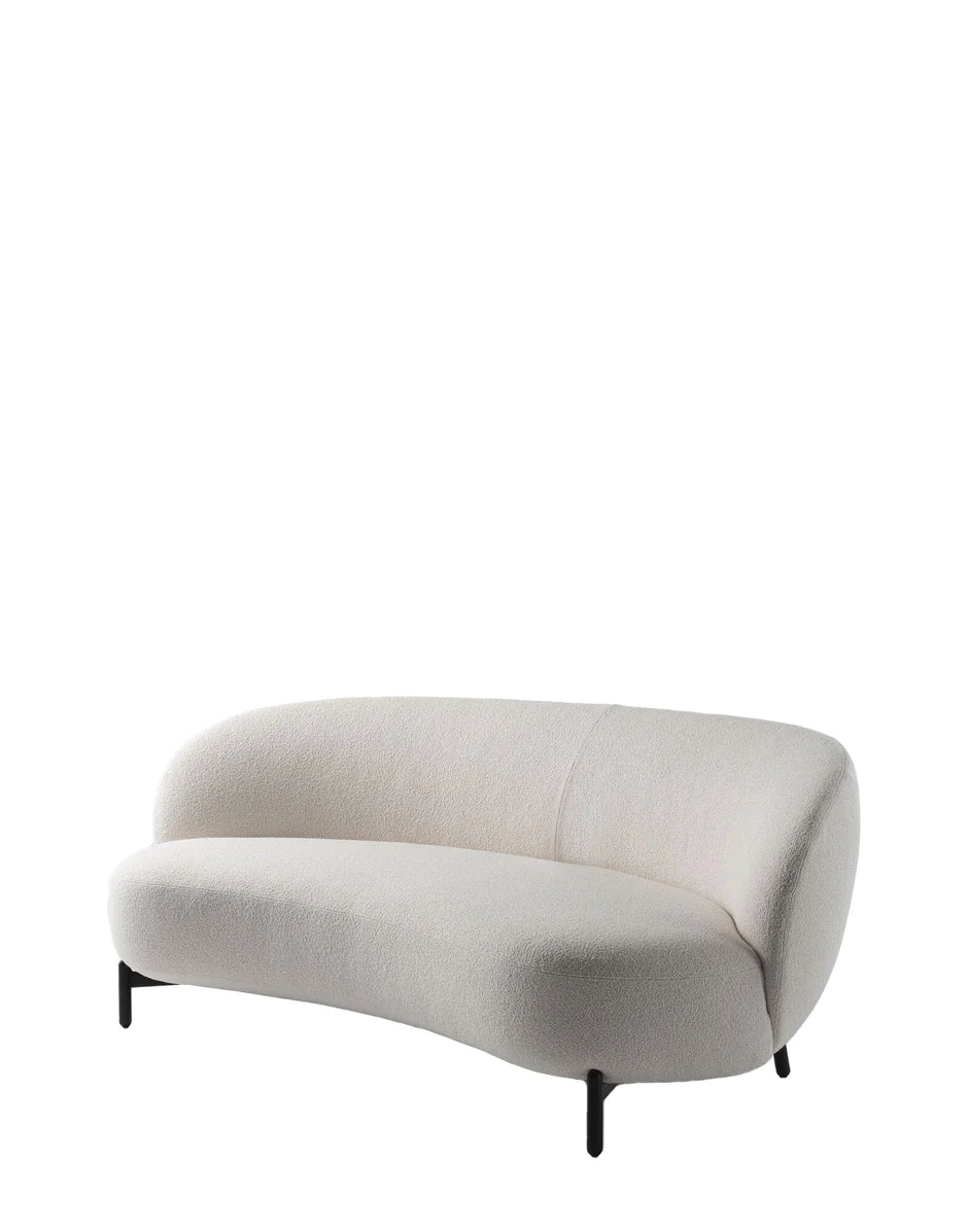 Kartell Lunam Sofa Orsetto, White