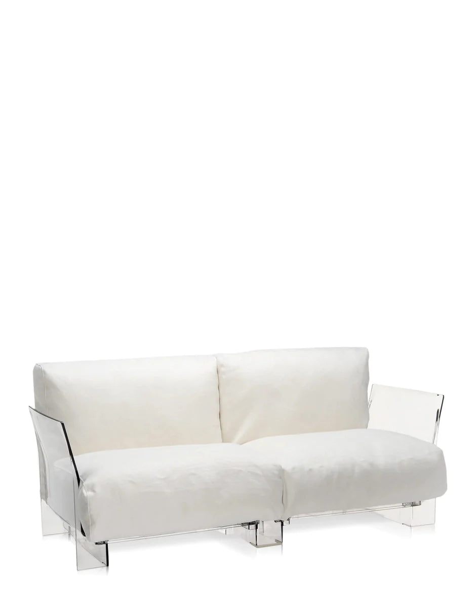 Kartell Pop Outdoor 2 Seater Sofa Sunbrella, White