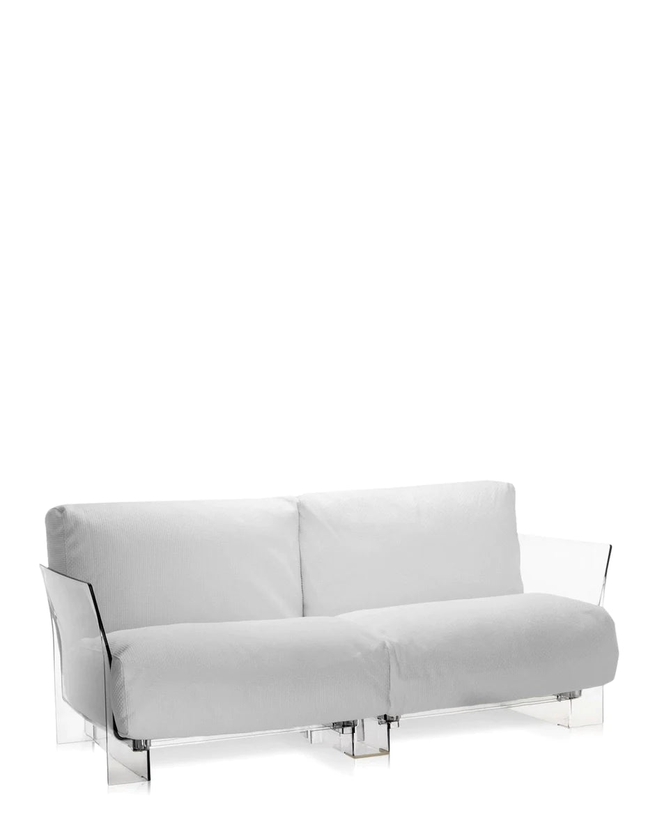 Kartell Pop Outdoor 2 -Sitzer -Sofa Ikon, Weiß