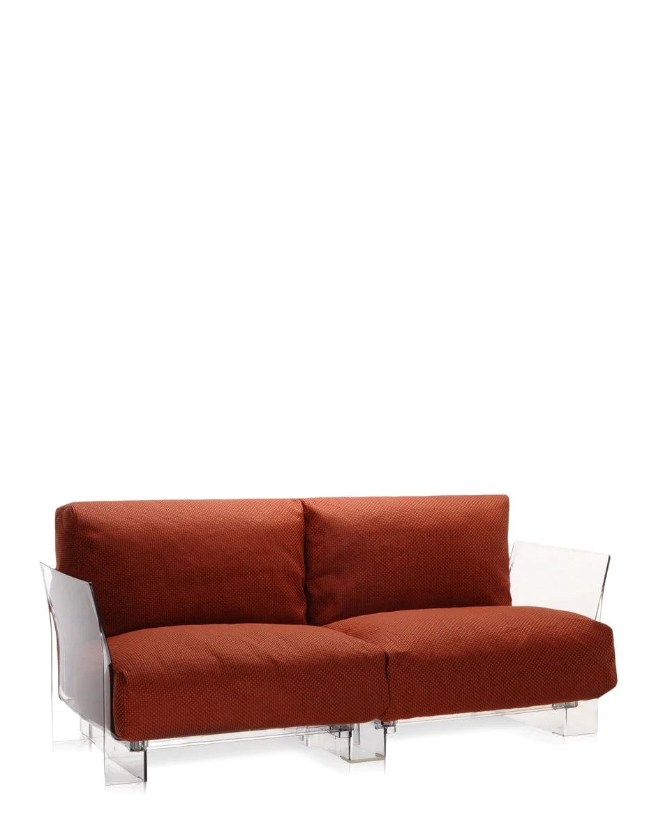 Kartell pop udendørs 2 -personers sofa ikon, orange