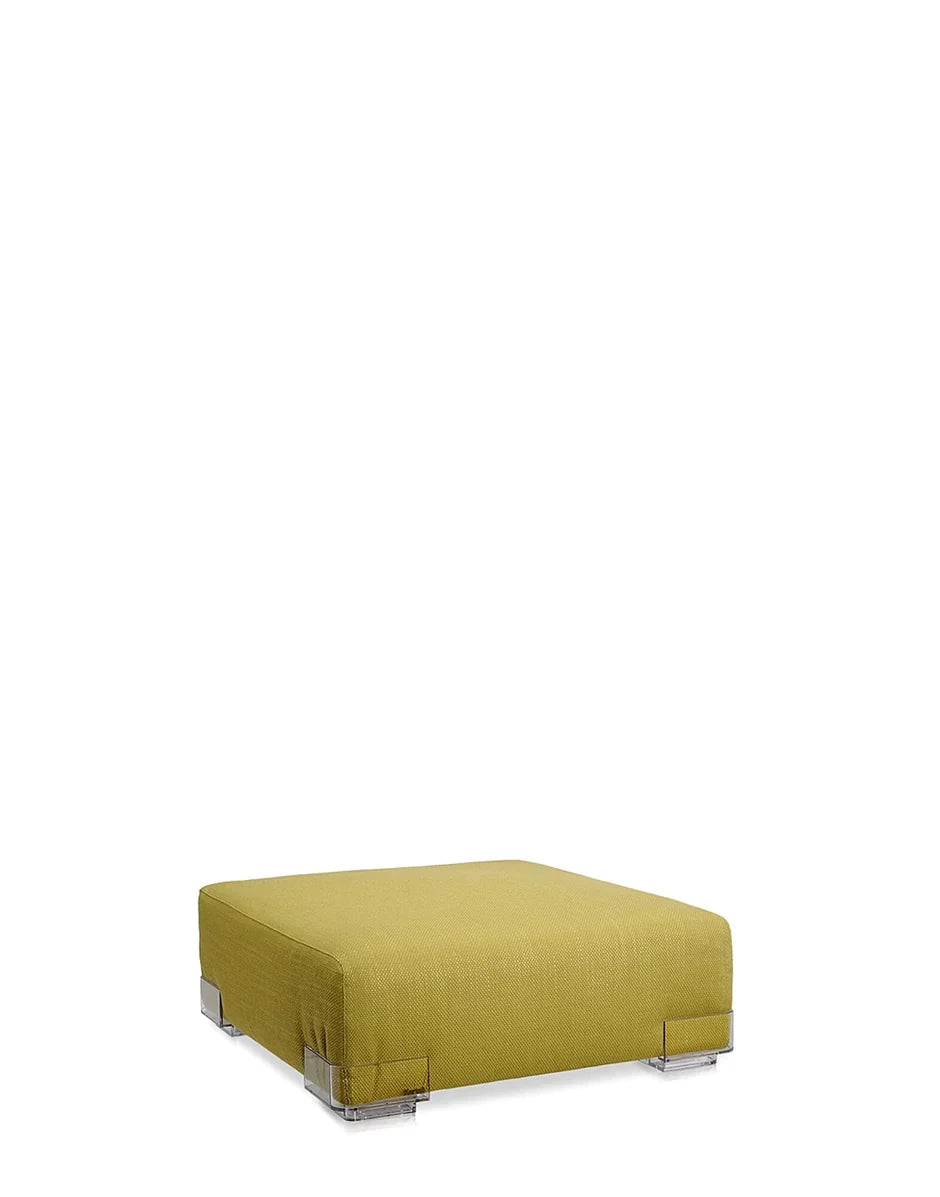 Kartell Plastics Duo Pouf Square Nilo, Grün